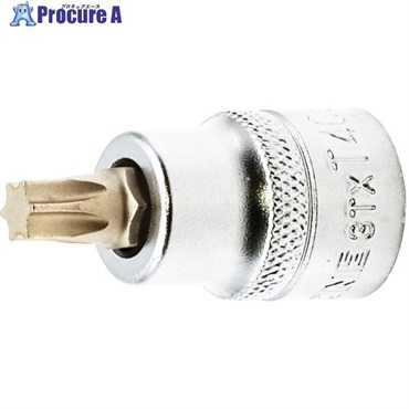TONE ショートトルクスソケット 強力タイプ 先端規格T40 3TX-T40S  1個 ▼717-0570