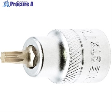 TONE ショートトルクスソケット 強力タイプ 先端規格T20 3TX-T20S  1個 ▼717-0571