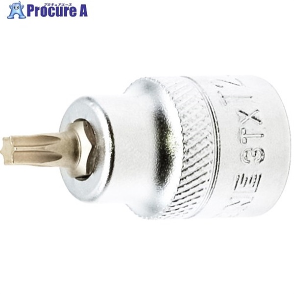 TONE ショートトルクスソケット 強力タイプ 先端規格T20 3TX-T20S  1個 ▼717-0571