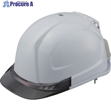 トーヨーセーフティ 送風機内蔵ヘルメット WindyHelmt スモーク NO.395F-S  1個 ▼226-2017