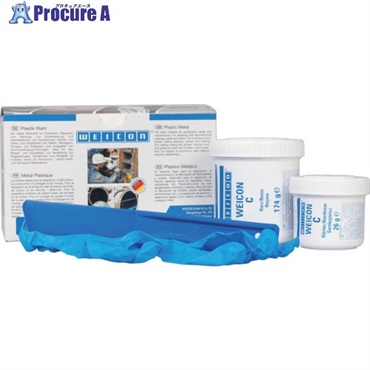 ヴァイコン 金属補修材(耐熱) WEICON CJ(アルミ粉・液状) 500g 10104810  1S ▼709-8096