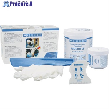 ヴァイコン 金属補修材(超速硬化) WEICON SF(鉄粉・パテ状) 500g 10000071  1S ▼709-8105