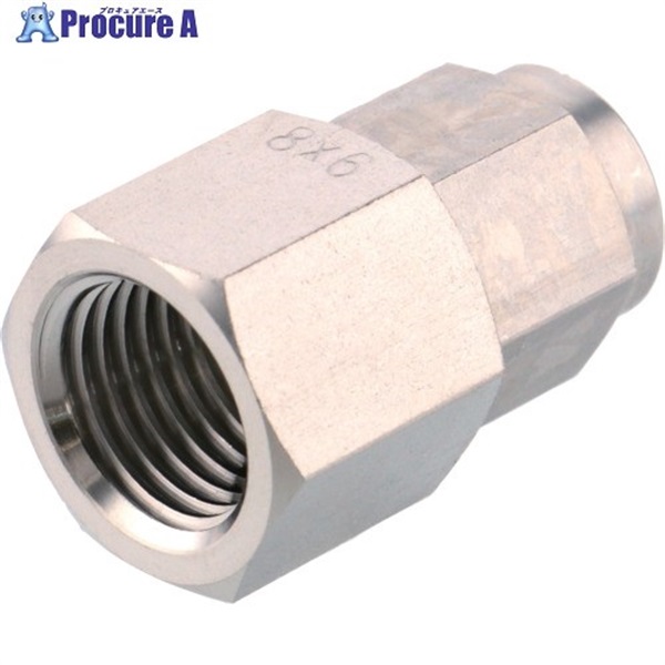 PISCO チューブフィッティング SUS316締付継手 メスストレートチューブ0860ねじR1/4 NSCF0860-02  1個 ▼818-1572
