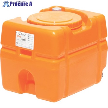 SUIKO スーパーローリータンク 100L オレンジ SLT-100  1個 ▼456-9938