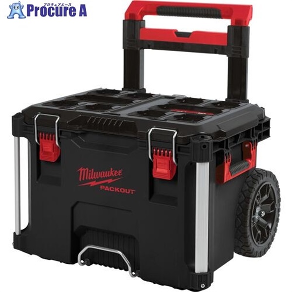 milwaukee 【数量限定】 PACKOUT キャリー式ツールボックス ブラック 4932464078  1台 ▼708-3715