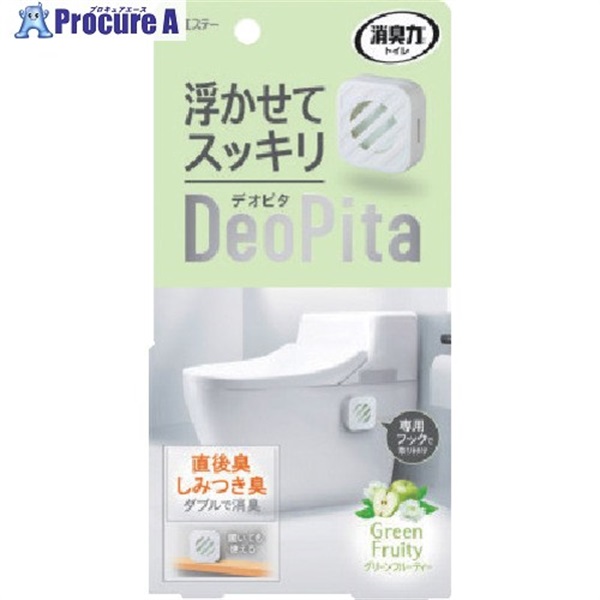 エステー 消臭力 DeoPita トイレ用 本体 グリーンフルーティー ST13262  1個 ▼715-3468