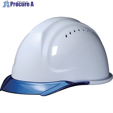DIC ヘルメット SYA-CVエアロメッシュ 白/ブルー HA2内装 KP付 SYA-CV-HA2EM-KP-W/B  1個 ▼716-2378