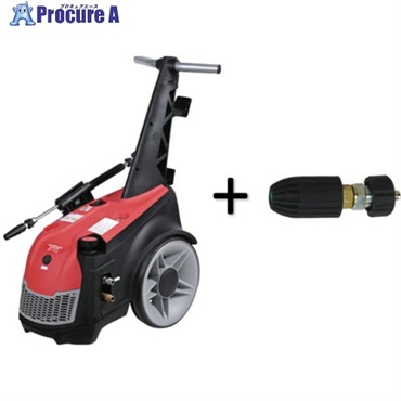 スーパー工業 【期間限定キャンペーン】 200V高圧洗浄機 (2.2kW)＋トルネードノズル1.1セット SBT-1010SET  1S ▼730-2406