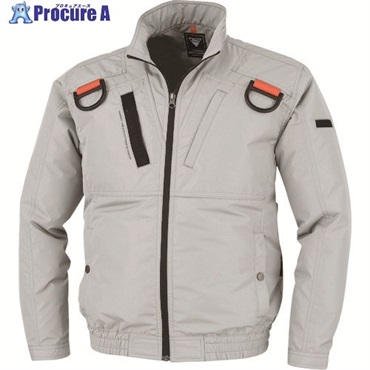 XEBEC 空調服遮熱ハーネスブルゾンXE98103-22-M シルバーグレー XE98103-22-M  1着 ▼160-9286