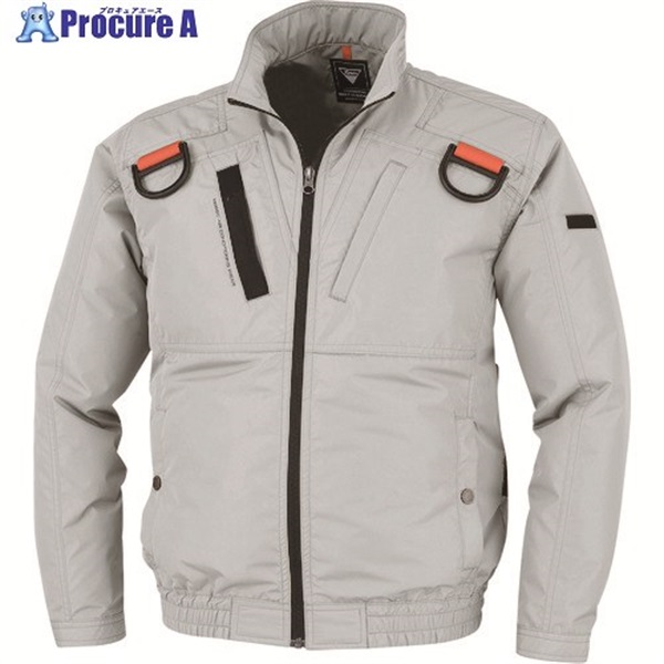 XEBEC 空調服遮熱ハーネスブルゾンXE98103-22-M シルバーグレー XE98103-22-M  1着 ▼160-9286