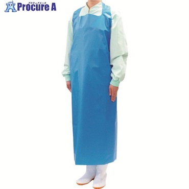 川西 ガードファイン軽量ウレタンエプロン ブルー LLサイズ 4449BL-LL  1枚 ▼181-7756