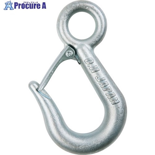 OH スリムフック(安全レバー付)1500kg WS-15S  1個 ▼405-6069