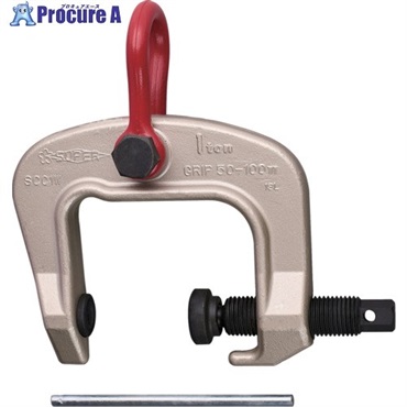 スーパー スクリューカムクランプ(万能型)容量:3.0ton クランプ範囲:25～75mm(RFIDチップ搭載/S・M・A・Я・T管理アプリ対応) SCC3WRF  1台 ▼689-9703