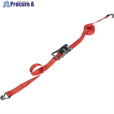 TRUSCO ベルト荷締機 SUS金具 50mm幅 764kg Jフック JIS規格相当品 GV50S-750J  1台 ▼702-5305