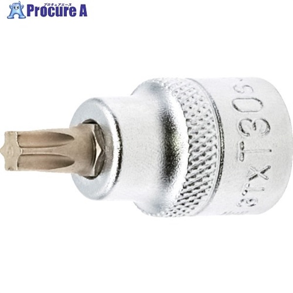 TONE ショートトルクスソケット 強力タイプ 先端規格T30 3TX-T30S  1個 ▼717-0573
