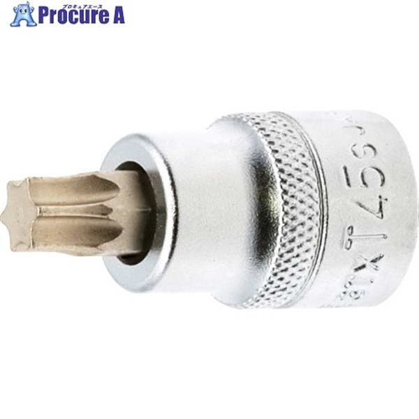 TONE ショートトルクスソケット 強力タイプ 先端規格T45 3TX-T45S  1個 ▼717-0576