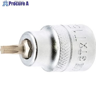 TONE ショートトルクスソケット 強力タイプ 先端規格T15 3TX-T15S  1個 ▼717-0577