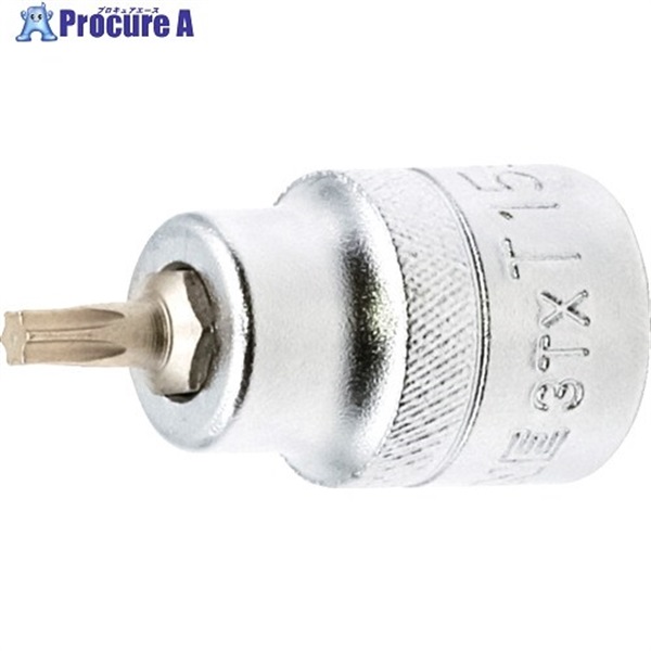TONE ショートトルクスソケット 強力タイプ 先端規格T15 3TX-T15S  1個 ▼717-0577