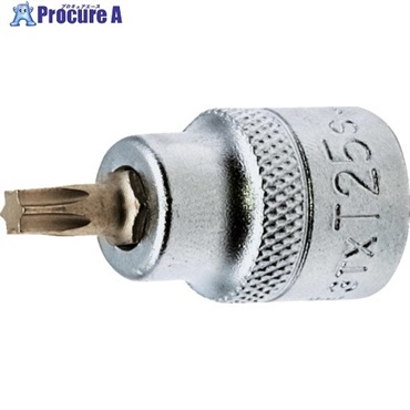 TONE ショートトルクスソケット 強力タイプ 先端規格T25 3TX-T25S  1個 ▼717-0578