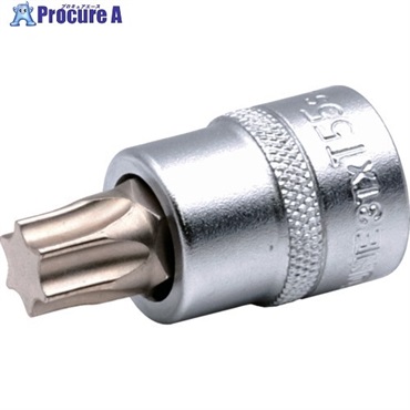 TONE ショートトルクスソケット 強力タイプ 先端規格T55 3TX-T55S  1個 ▼717-0579