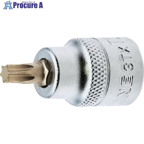 TONE ショートトルクスソケット 強力タイプ 先端規格T27 3TX-T27S  1個 ▼717-0582