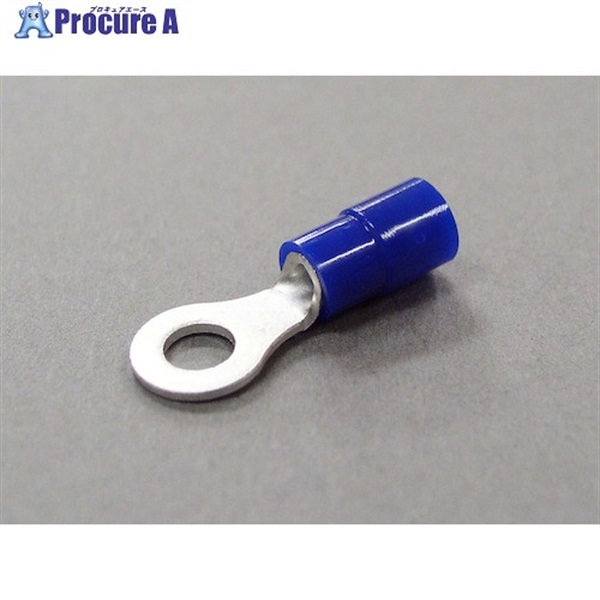 ニチフ 環境配慮形絶縁被覆付圧着端子 R形(100P) TMEX 2-4-RED  1パック ▼226-2877