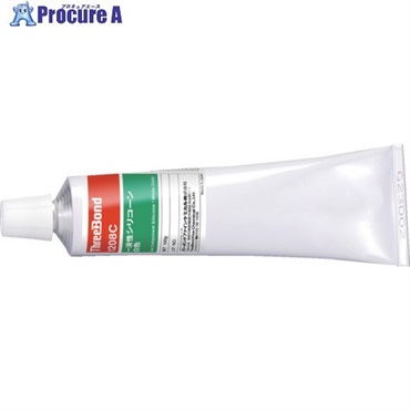 THREEBOND 一液常温硬化型シリコーン系接着シール剤 耐熱・耐寒性 TB1208C 100g(1208CA) TB1208C  1本 ▼228-4876