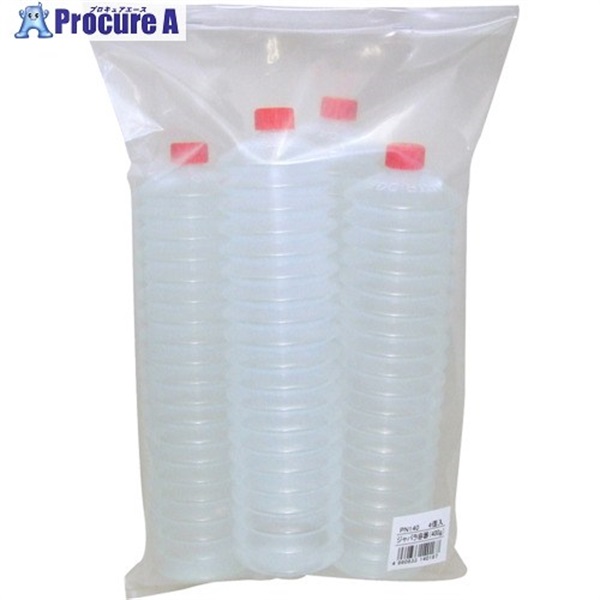 AZ ジャバラ容器 400g 4個入り PN140  1袋 ▼576-9549