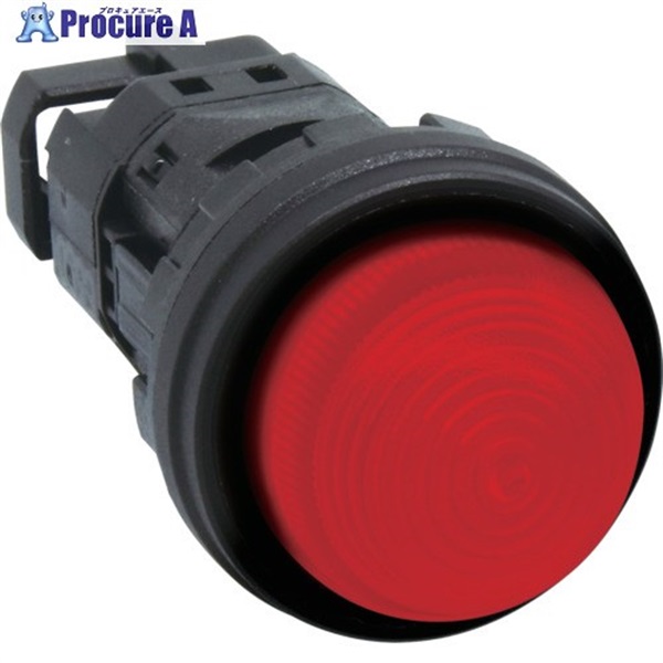 IDEC Φ22丸突形表示灯 赤 AC100/110 HW1P-2QH2R  1個 ▼704-8081