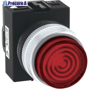IDEC Φ22丸突形表示灯 赤 AC/DC100/120V APW1QH2DR  1個 ▼704-8123