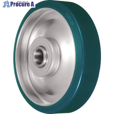 UKAI 中荷重用鋼板製ウレタンゴム車輪 車輪径130mm SUI-130  1個 ▼707-0486