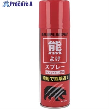 FUJIKON 熊よけスプレー 200ML 拡散タイプ KM-200-1  1本 ▼715-9217