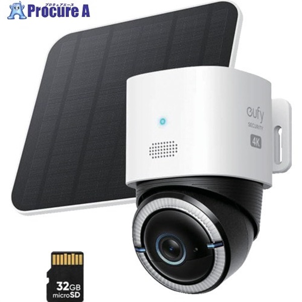 Eufy 屋外用カメラ 4G LTE Cam S330 ホワイト T86P2521  1台 ▼718-4962