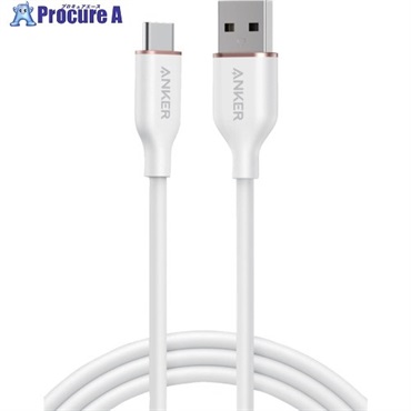 Anker USB-C ＆ USB-A ケーブル (Flow) 1.8m クラウドホワイト A85G1N22  1台 ▼724-6741