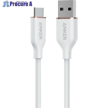 Anker USB-C ＆ USB-A ケーブル (Flow) 0.9m クラウドホワイト A85G1N21  1台 ▼724-6743