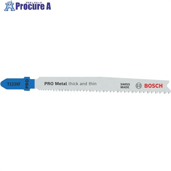 ボッシュ ジグソーブレード バイメタル 金属用 T-123XF 2608638472  1パック ▼724-6958