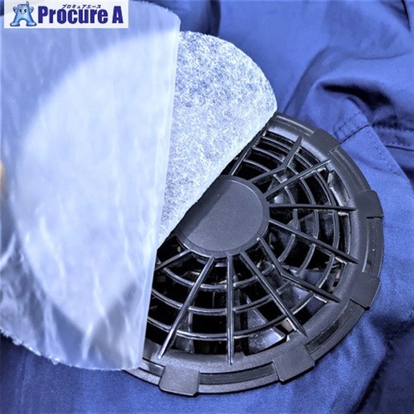 橋本クロス 小型ファン用フィルター 粘着タイプ 厚手 直径100MM 厚さ4mm 100枚入 ACFT100  1箱 ▼728-1742