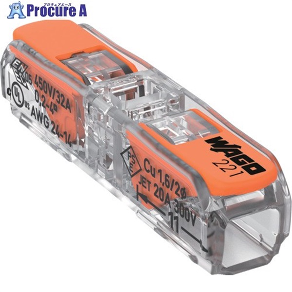 WAGO ワンタッチコネクター WFR-S4  1箱 ▼528-7170