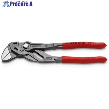 KNIPEX プライヤーレンチ すべり止め付プラスチックハンドル 180mm(SB展示販売パッケージ仕様) 8601-180SB  1丁 ▼692-9880