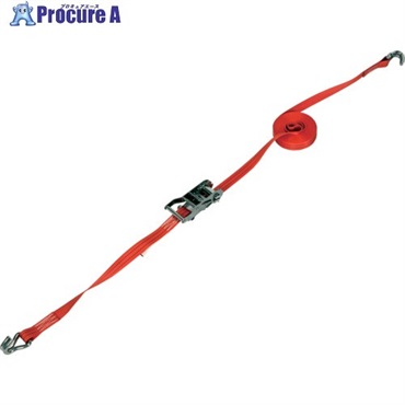 TRUSCO ベルト荷締機 SUS金具 25mm幅 254kg Jフック JIS規格相当品 GV25S-250J  1台 ▼702-5304