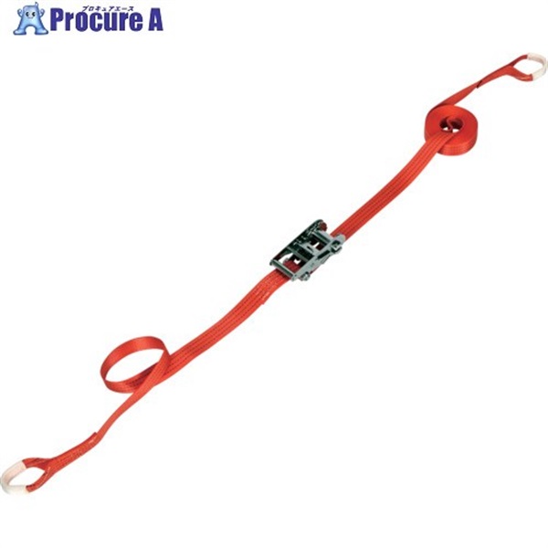 TRUSCO ベルト荷締機 SUS金具 35mm幅 509kg アイタイプ JIS規格相当品 GV35S-500R  1台 ▼702-5307