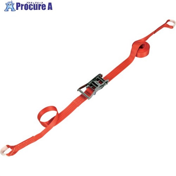 TRUSCO ベルト荷締機 SUS金具 50mm幅 764kg アイタイプ JIS規格相当品 GV50S-750R  1台 ▼702-5308