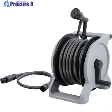 タカギ ホースリール オーロラBASE 20m R1220GY  1台 ▼724-9740