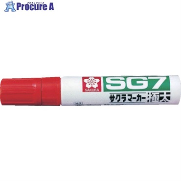 サクラ マーカー極太赤 JGK19-R  1本 ▼851-3338