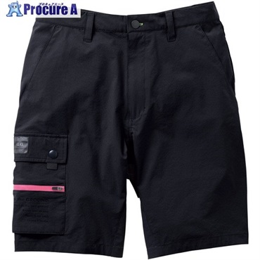 G.G. 0328-07 ハーフパンツ ブラック 3L 0328-07-4-3L  1着 ▼674-8589