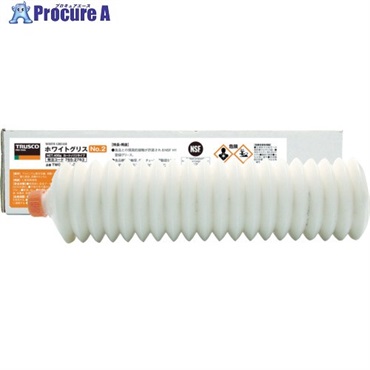 TRUSCO 【期限切れ間近品】 1本売り ホワイトグリス 400g #2 TWG-400L-2OTSUTOME  1本 ▼733-8222