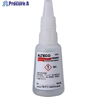アルテコ 【期限切れ間近品】 工業用 耐薬性 瞬間接着剤 M 20g (低粘度) M-20GOTSUTOME  50本 ▼735-8851