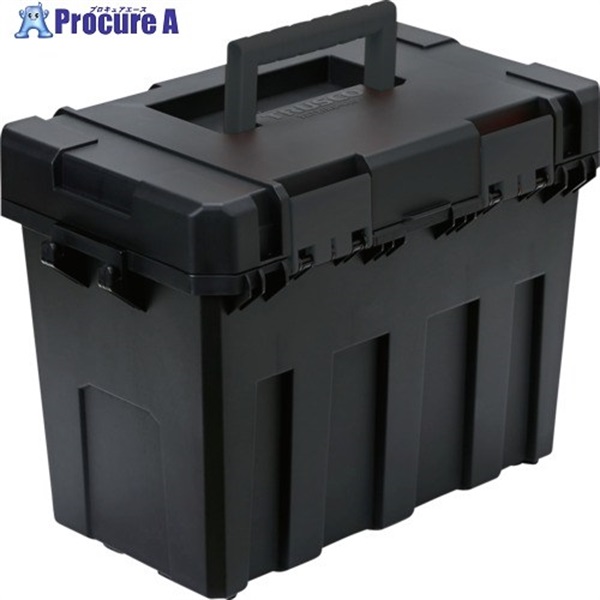 TRUSCO 縦入れ収納工具箱 オールブラック TATEIRE-440-BK  1台 ▼708-2563