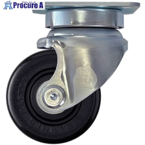 ハンマー 高耐久性 低床式重荷重用 自在 ナイロン車75mm 640S-NRB75  1個 ▼552-2329