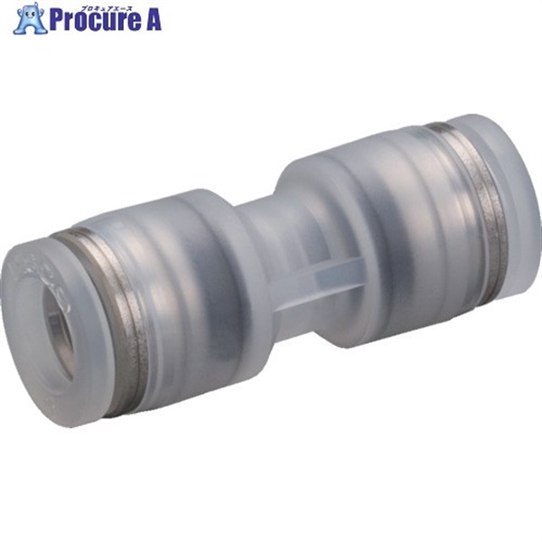 PISCO ワンタッチ継手 チューブフィッティングPP/SUS304 PPU3/8  1個 ▼662-8525